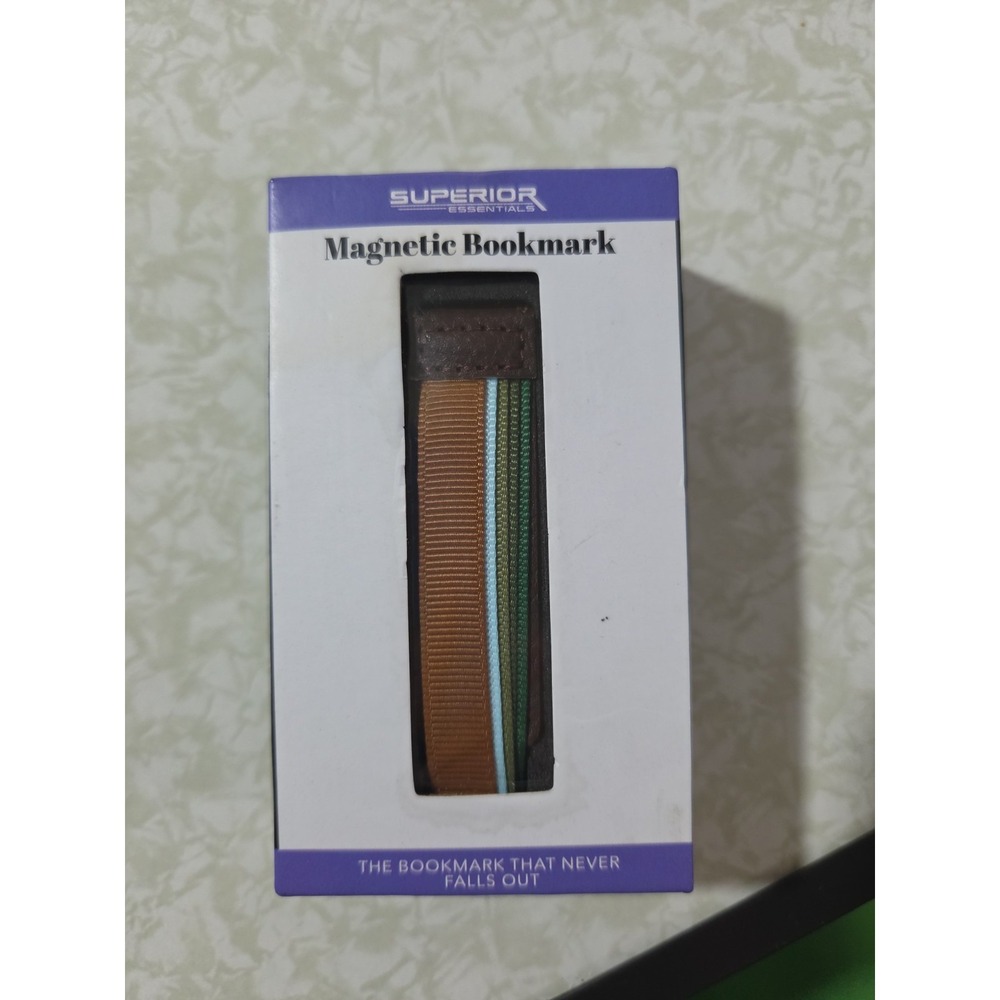 Ribbon‎ Bookmark Artificial Leather Multiple Page Marker with 5 Color Ribbon